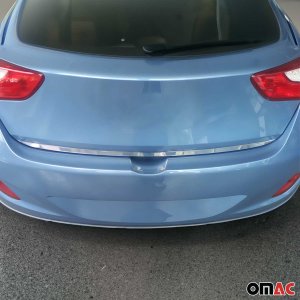Hyundai Elantra GT Tailgate Trim - Omac - S.Steel - Gloss Silver - '13-'17